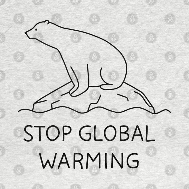 Global Warming - Polar bear by valentinahramov